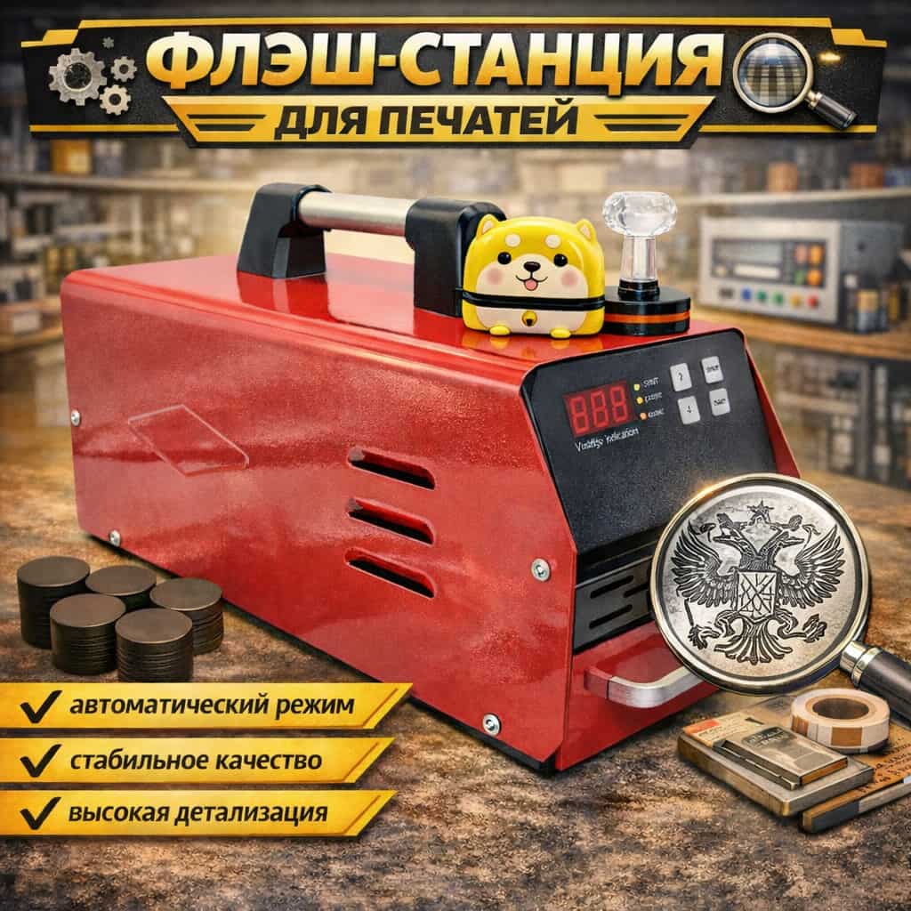 Автоматическая машина для изготовления флэш-штампов Yenseal (Riki) 