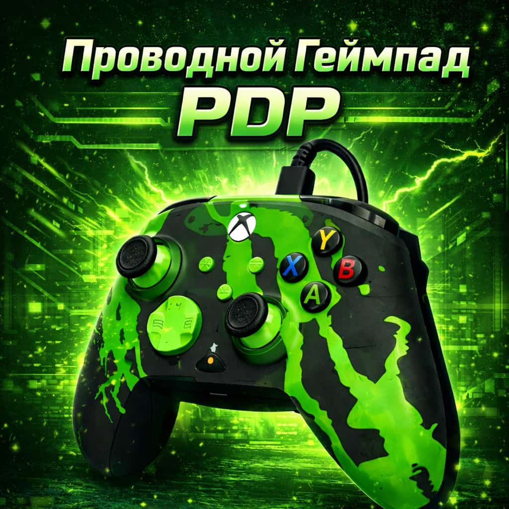 Контроллер Rematch glow jolt green