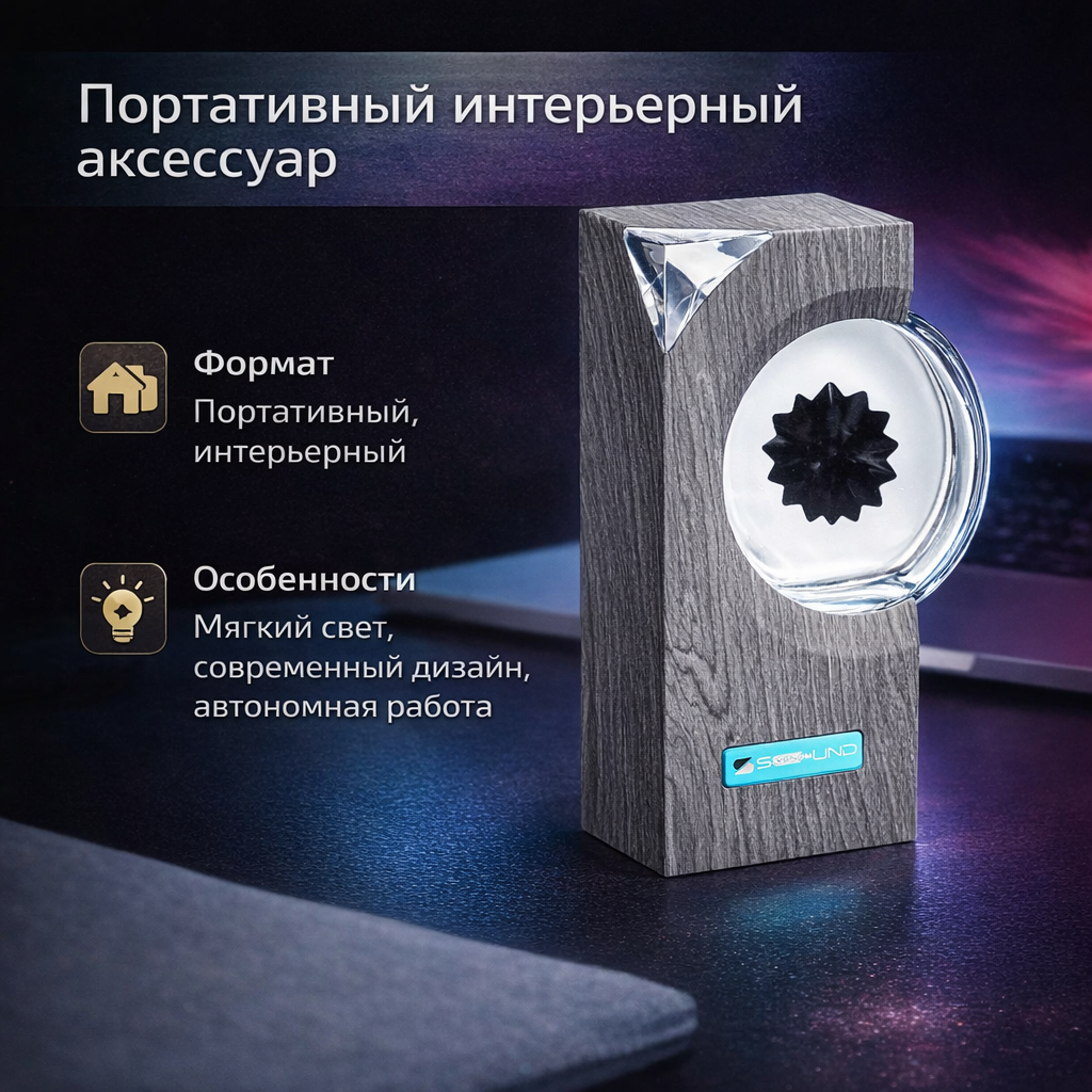 Современная магнитная музыкальная лампа QY