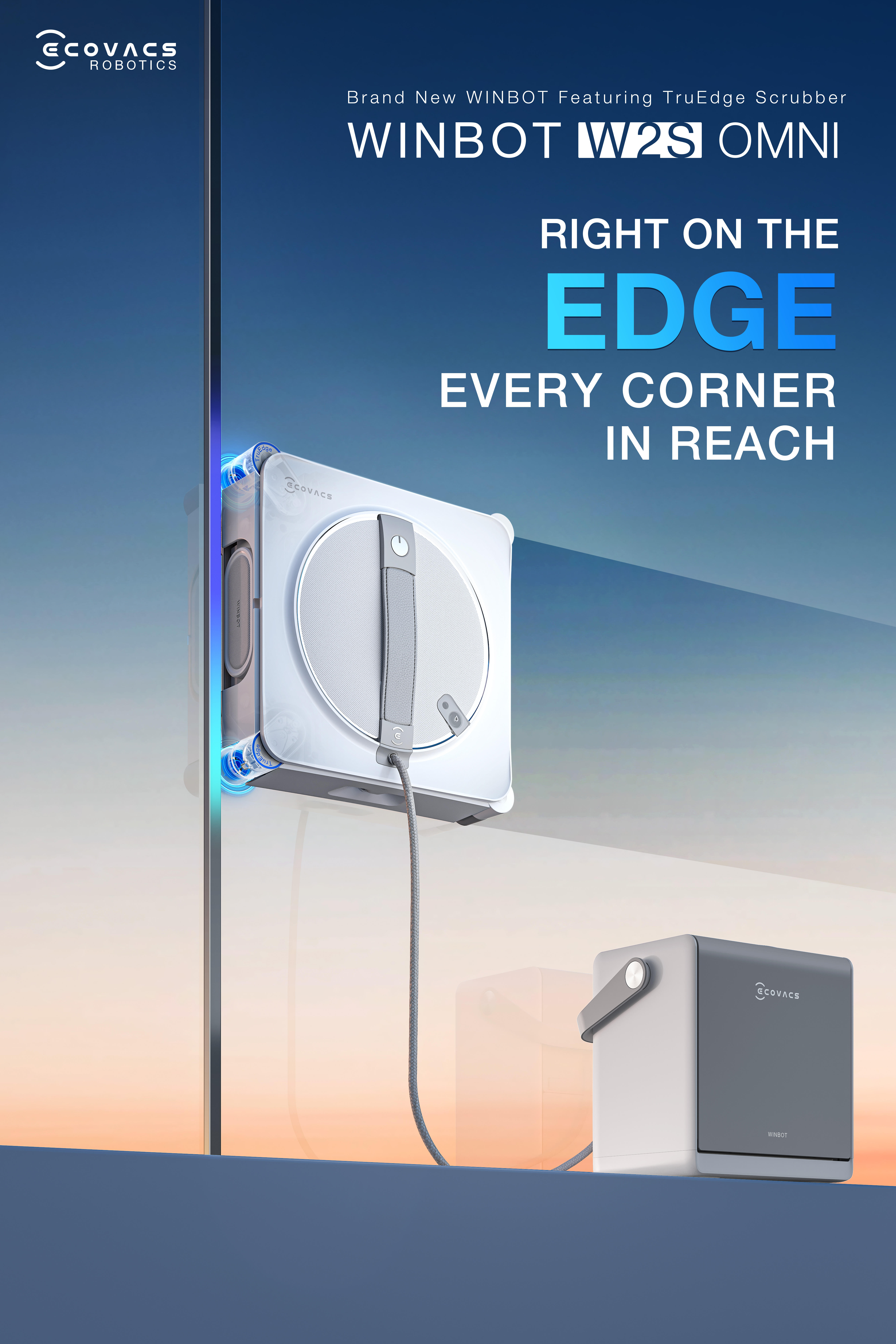 Робот-мойщик окон Ecovacs W2S OMNI 