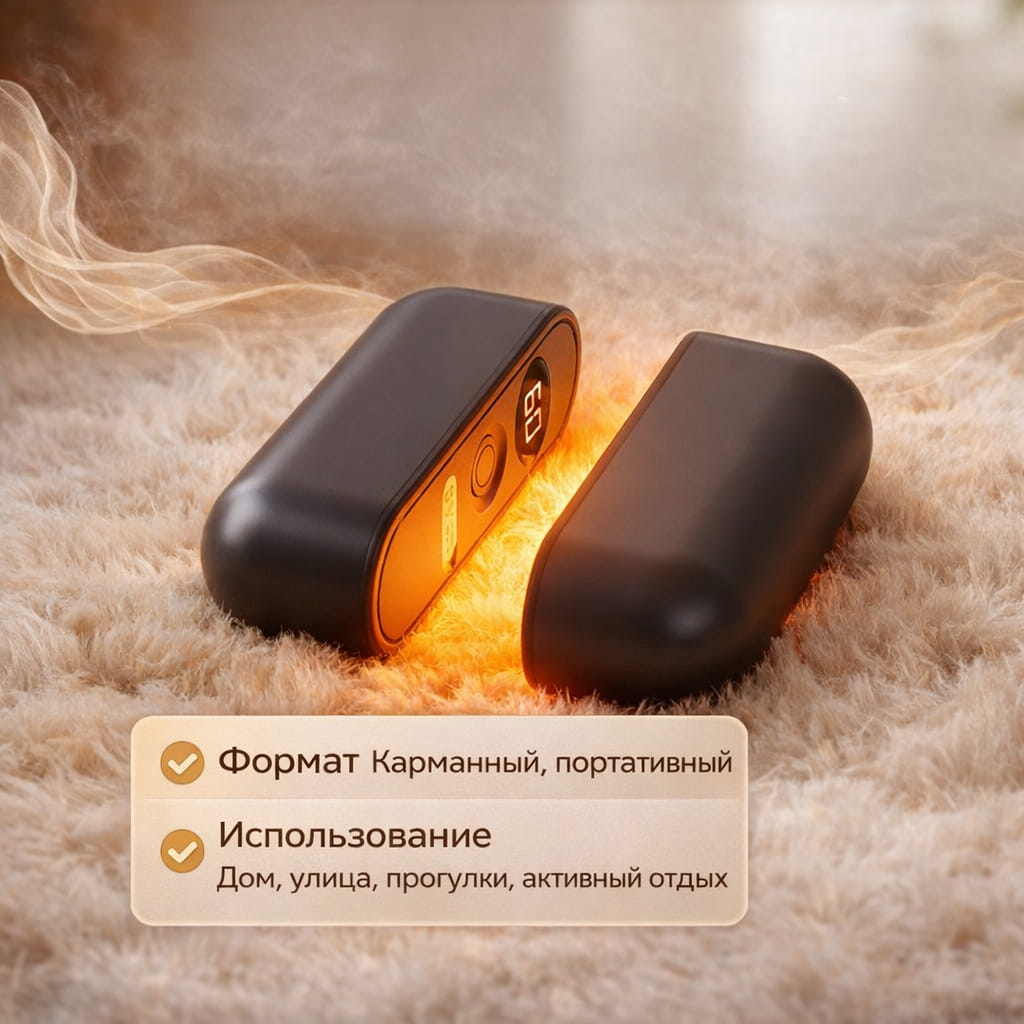 Миниатюрные магнитные грелки для рук Q19S