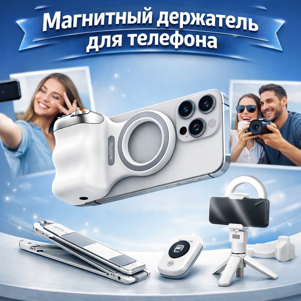 Магнитный держатель для телефона TELESIN 