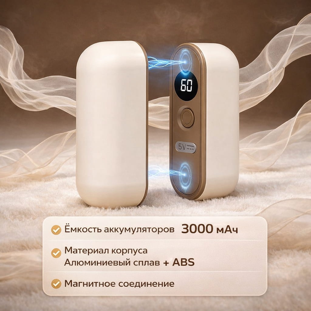 Миниатюрные магнитные грелки для рук Q19S