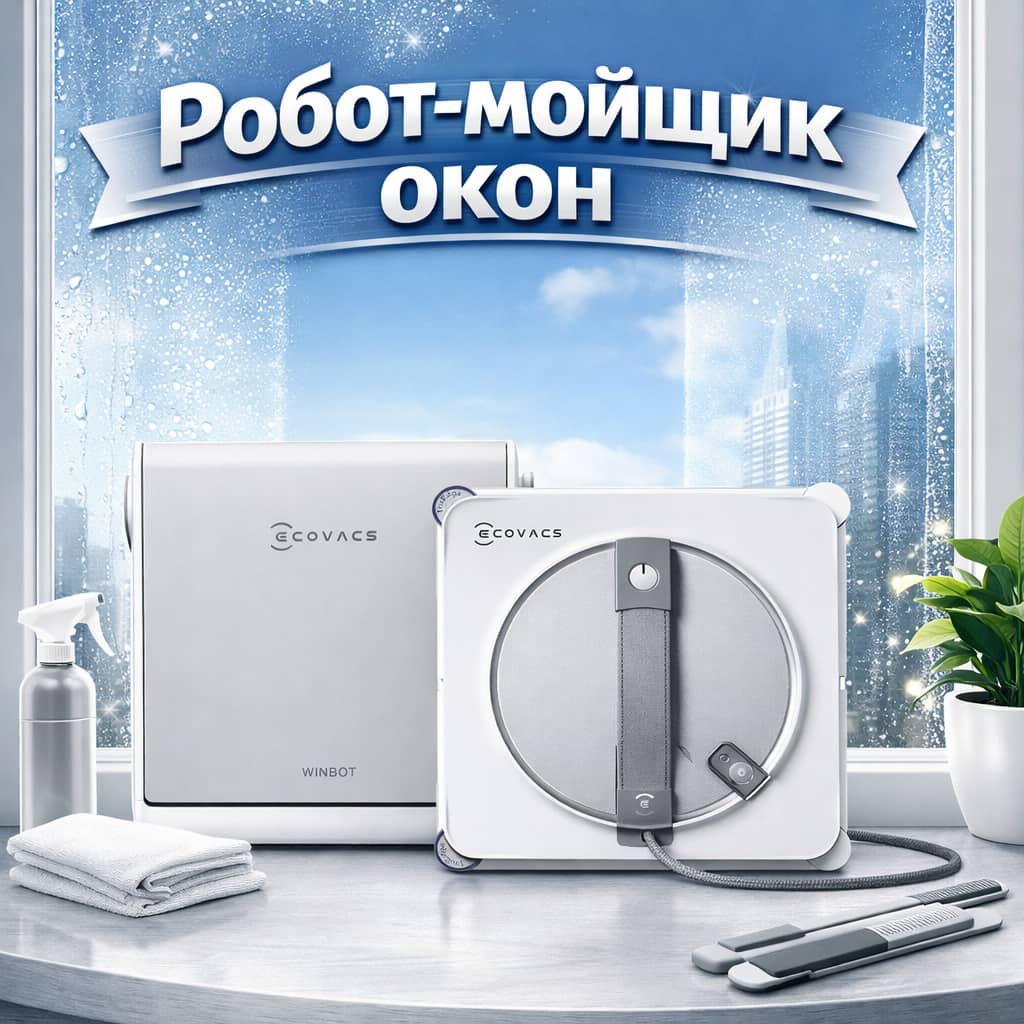 Робот-мойщик окон Ecovacs W2S OMNI 