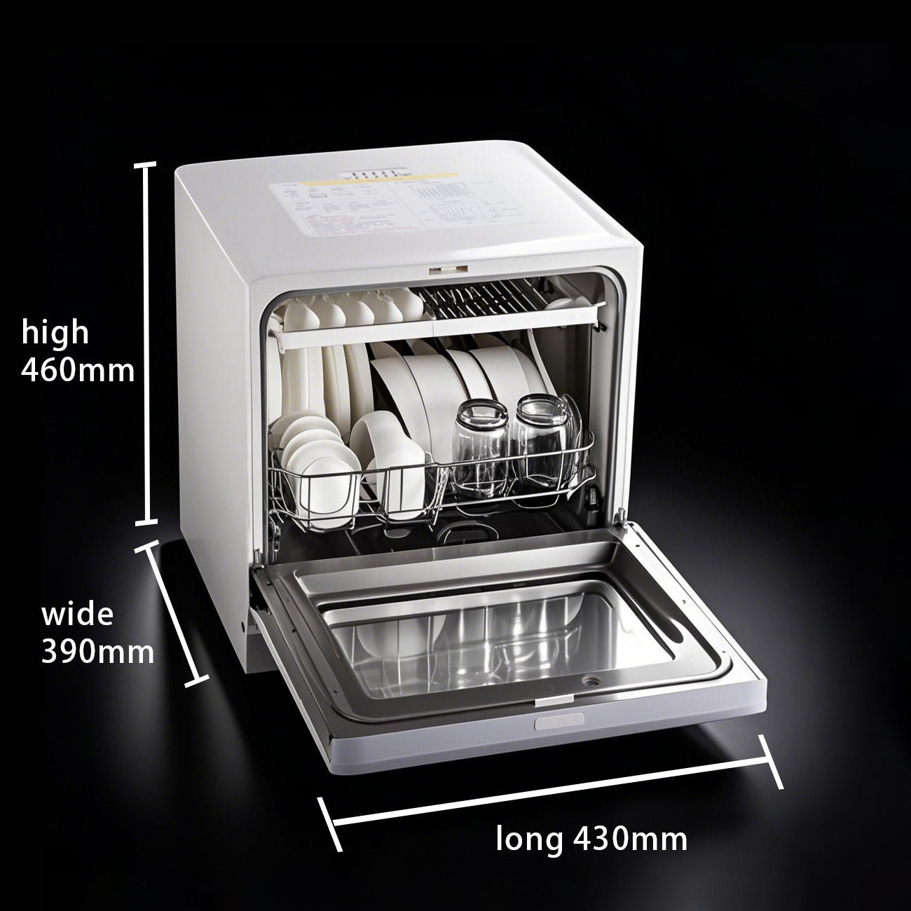 Мини-посудомоечная машина Qiaolekang QTK-T08