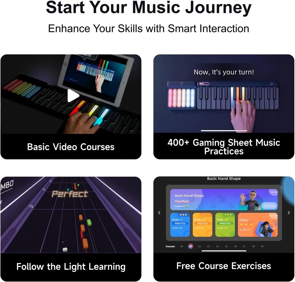 Умная портативная PopuPiano Combo