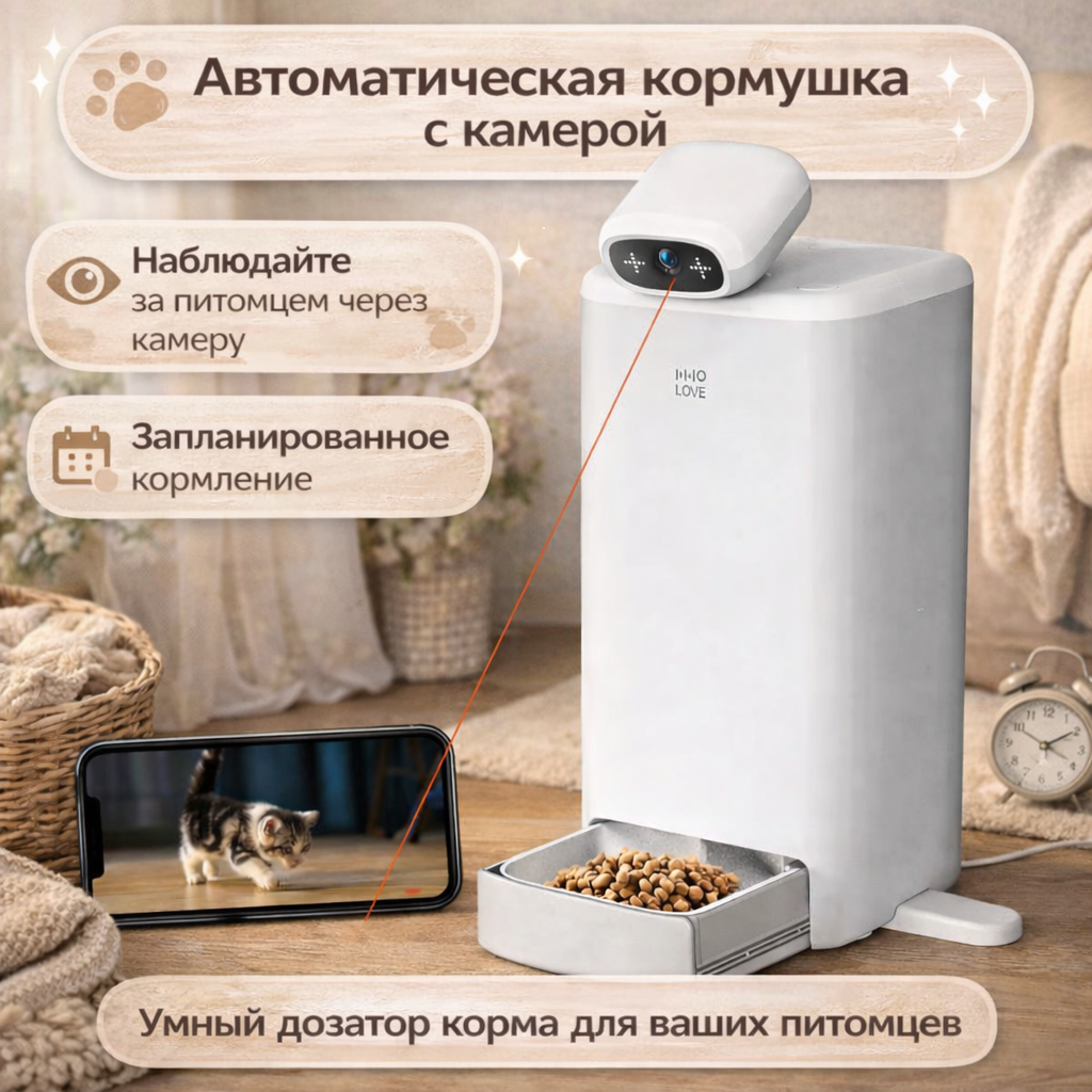 Автоматическая кормушка Wangwangyi PF0228